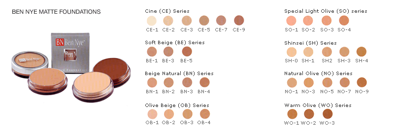 ben nye - matte foundations